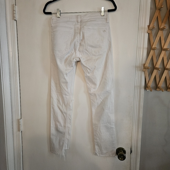 Rag & Bone Dre Capri White Jeans Size 26 - Picture 3 of 10